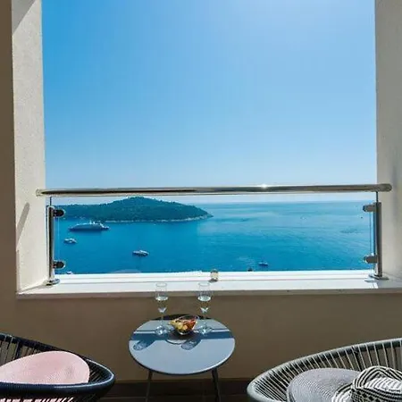 Horizon - One-bedroom With Balcony And Sea View 아파트 두브로브니크