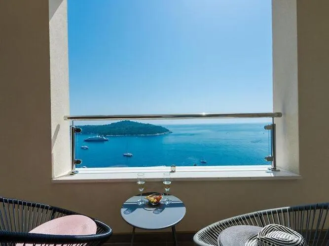 Horizon - One-bedroom With Balcony And Sea View 公寓 杜布罗夫尼克